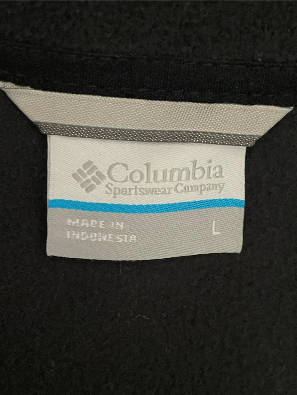 Columbia Men's Black Fleece Zip-Up Vest